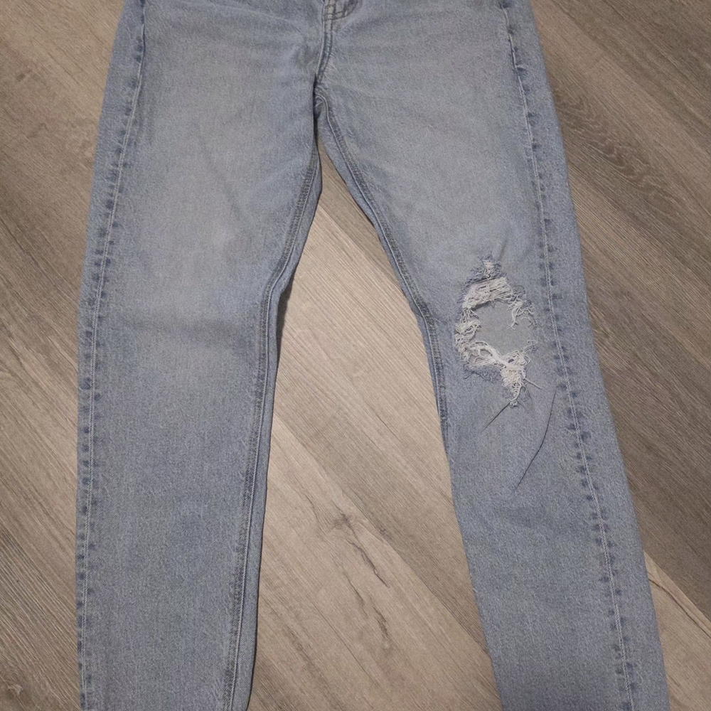 American Eagle Outfitters Light Blue Straight Leg Jeans
